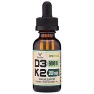 Vitamin D3 + K2 Liquid - 5000IU 200mcg