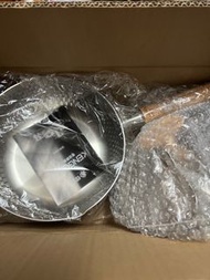 全新日式雪平鍋連蓋電磁爐明火兩用另送蒸架