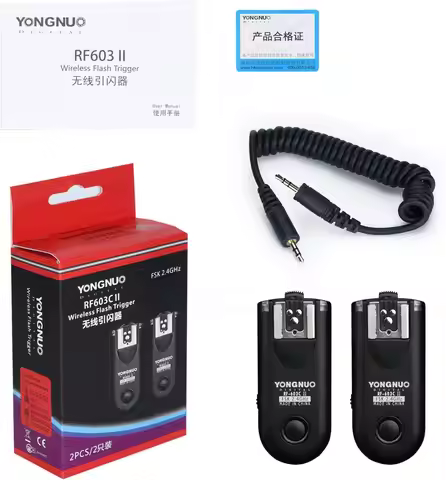 YONGNUO Wireless Shutter Release Wireless Flash Trigger Transmitter Controller RF-603II C3 C1 for Ca