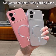 Case For OPPO Reno 11 10 9 8 7 Pro Plus 8 7 Lite Magnetic Metallic Paint Wireless Charge Lens Protec