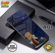 Case Samsung A01 casing hp Samsung A01 - Case Motif MONKEY D LUFFY ONE PIECE ( CASE KITA )- Pelindun