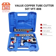 AIRcondman PRO VALUE COPPER TUBE CUTTER SET BOX VFT-808 PIPE EXPANDER / REAMER / AC REFRIGERATOR FLA