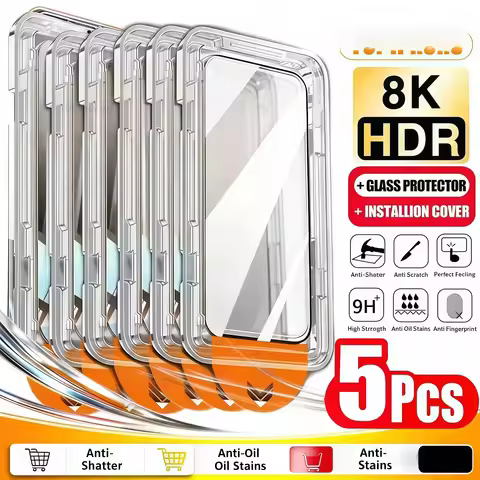 1-5PCS Dust Free Screen Protector For Samsung S25 Ultra S24 Ultra S23 FE S25 S24 Plus A73 5G S22 S20