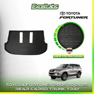 Toyota Fortuner 2005 to 2026 Rear Cargo Trunk Tray Quality OEM ( Car Accessories )