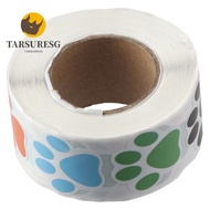 TARSURESG 500 pcs Puppy Pet Dog  Sticker, 1 Inch Colorful/Black Dog  Sticker, Beautiful Dog  Pet Dog