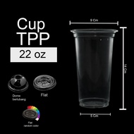 Cup Plastik  Brand  TPP Thailand Gelas Plastik Drinking Water 50pcs 14oz 16oz