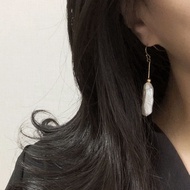 NEW Real freshwater pearl drop earrings / korea korean fashion accessories jewelry jewellry item jew