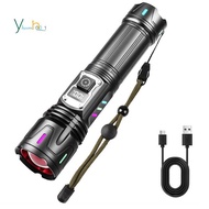 30W Flashlight 30W Powerful Flashlight Super Bright Rechargeable Flashlight Torch Flash Light for Ou