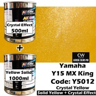 Crystal Yellow Y5012 Yamaha Y15ZR MX King Cover Set High Quality Paint CW Aikka DIY Aerosol Spray 37