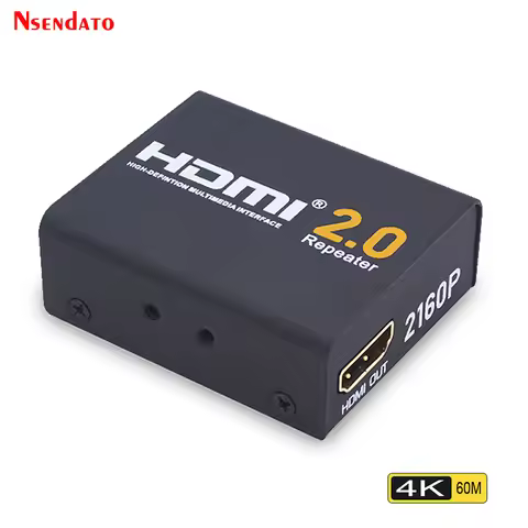 40M 4K HDMI 2.0 HDR Splitter Repeater 4K HDMI Signal Amplifier Booster Extender Adapter Support HDCP