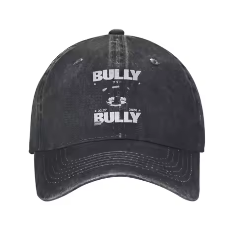 Kanye West Bully, Ye Bully Men Women Baseball Cap Distressed Washed Hats Cap Retro Outdoor Workouts