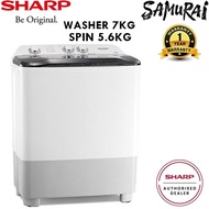 SHARP SEMI AUTO WASHING MACHINE 7KG EST7015