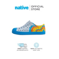 Native รองเท้ากันน้ำเด็กเล็กEVA รุ่น Jefferson Sugarlite Block Air Blue/Wave Blue/Blue Abstract