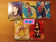 （少量） 名伶計畫 F 2nd project diva V家 WS 黑白雙翼卡 - Miku Rin Luka Meiko 初音未來 鏡音鈴 巡音流歌