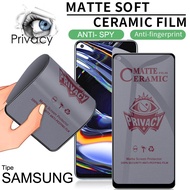 Anti Gores Ceramic Matte Spy Anti Privacy Samsung Galaxy J2 Prime J4 Plus J6 Plus A02 A03 A11 A12 A1