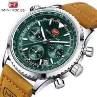 MINI FOCUS watch casual men's watch multi-function quartz watch aviation chronograph men's watch gen