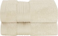 Five Queens Court Soma Washcloth 2Pc. Set, Ivory, 13X13