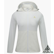 [ATUNAS ATUNAS] Women's Sunscreen Breathable Lightweight Jacket (A8GA2616W White/Cool Hooded Jacket/