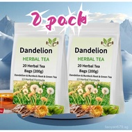 2pack Dandelion Herbal Tea, Liver Detox Tea, Dandelion Tea Organic, Liver Kidney Cleanse & Detox wit