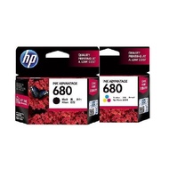 HP 680 Black / HP680 HP-680 Tri-Colour Original Ink Catridge FOR HP 2135 / 2676 / 3635 / 4650 / 3835
