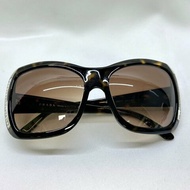 PRADA 豹紋膠框太陽眼鏡