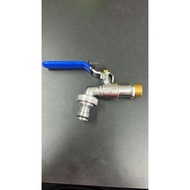 Heavy Duty Brass Ball Valve Bib Tap Wall Mounted Ball Tap Water Tap Washing Machine Ball Valve Tap G