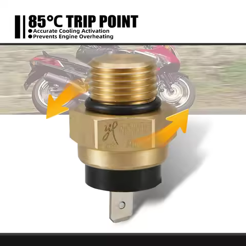 Temperature Switch Sensor Water Temp Fan Shadow For Honda CBR600 F2 F3 F4 F4i CBR900RR 750 1100 VTX 