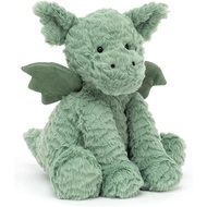 Jellycat Fuddlewuddle Dragon Stuffed Animal, 9 inches - Mythical Plush Toy - Classic Children's Gift