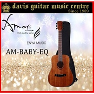 Enya Amari Acoustic Guitar AM-BABY-EQ with FREE Bag (2 Days Delivery)