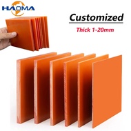 Orange Red Electrical Bakelite Plate Insulated Board Insulation Phenolic Resin Sheet Temperature Res