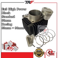 TRF Block Ex5 High Power Standard 50mm Racing 53mm 54mm 55mm 56m Blok Ex5 Hp Block Honda Ex5 Hi Powe