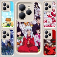 M-123 InuYasha White Casing for Tecno POP 9 Spark GO1S Pova 5 20 GO1 GO2 4 6 8 7 Pro GO 2024 2023 Pl