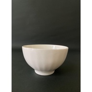 Invoice/Dongsheng Porcelain Tableware = White Jade Straight Grain 5 Inch Bowl