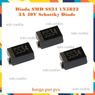 SMD SS34 Diode 1N5822 3A 40V Schottky Diode
