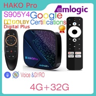 Quad Core Amlogic S905Y4 2GB 4GB 16GB 32GB 64GB 100M LAN Dolby Dual Wifi BT5 4K HDR Smart TV Box 11.