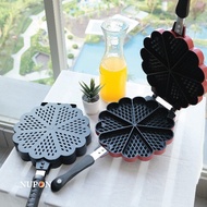 Cetakan waffle hati bahan teflon NUPON - waffle maker -ANTI LENGKET