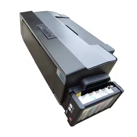 L1300 4 Color A3 Photo Printer Machine Original 90% New for EcoTank L1300 Sublimation Ink With CISS