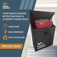 PIGEON DROPBOX - Parcel Delivery Drop Box, Collection Locker Box, Security &amp; Lock [Stock Ready]