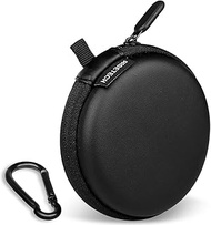 Circular Earbud Case Wired Earphone Case Holder Hard EVA Small Zipper Pouch Compatible with in Ear M