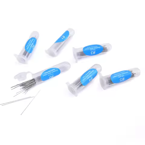 100Pcs Insect Pins Specimen Needle Stainless Steel School Lab Entomology Needle With Tube Insect Obs