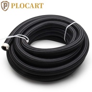 PLOCART Oil Hose CPE AN4 AN6 AN8 AN10 Hose Line Racing Nylon Braided Stainless Steel Oil Cooler