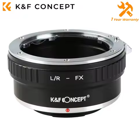 K&F CONCEPT for L/R-FX Lens Mount Adapter Ring For Leica R Mount Lens to Fujifilm FX Mount Camera Ad