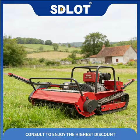 Customized Remote Control Lawn Mower Eco-Friendly RC Robot Grass Cutter for Large Estates