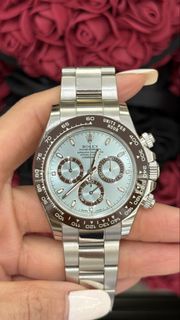 🔥停產款🔥[現貨 ]🩵 勞力士 116506❄️950 鉑金 冰藍錶面  2023年 全套 rolex