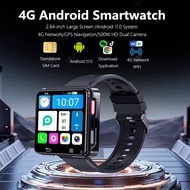 2024 Smart Watch Compatible For Android 11.0, 4G Internet GPS Smartwatch, 2.64" Large Screen Dual Ca