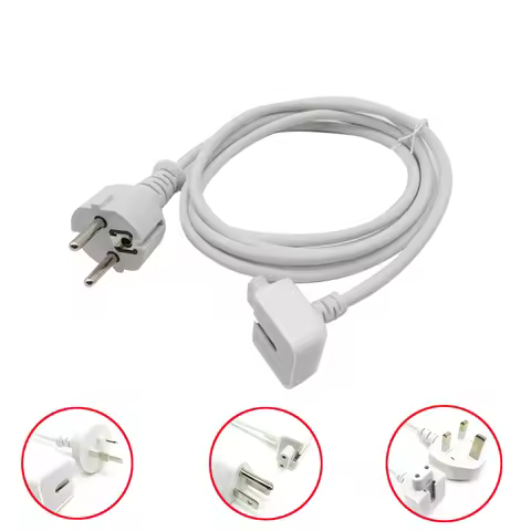1.8m AC Power Adapter EU / US /AU /UK Plug Extension Cable Cord For Apple MacBook Pro Air iPad AC Wa