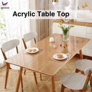 Crystal Clear Acrylic Table Top / Counter Top / Office Desk / Gaming Desk / Working Table / Dinning 