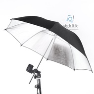 Photo Studio Kit 83cm 33in Studio Photo Strobe Flash Light Reflector Black Silver Umbrella Came-226