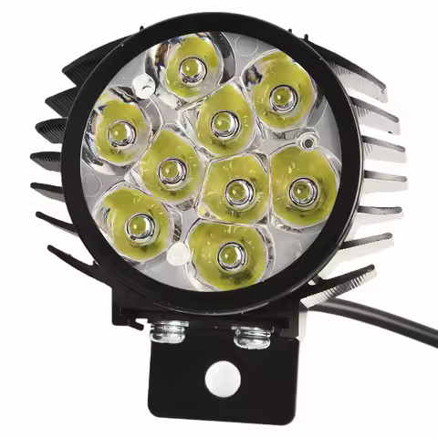 24V-60V Electric Bicycle Front Light 4pin 3pin Waterproof SM Connector LED Front Light Waterproof E-