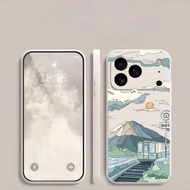 Sunset Train Track Phone Case Suitable for OPPO Reno 16Pro 15Pro 15 14Pro 14 13Pro 13 11Pro 10Pro+8T